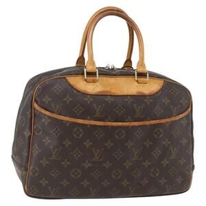LOUIS VUITTON Monogram Deauville Hand Bag M47270 LV Auth ka780